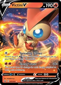 Victini V (25) - SWSH01: Sword & Shield Base Set (SWSH01)