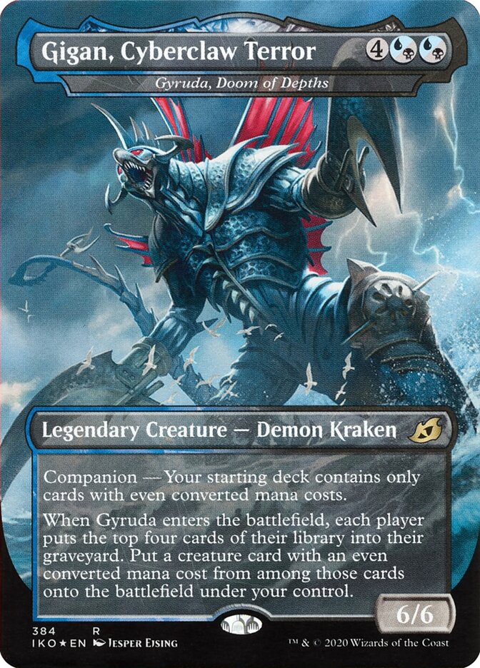 Gigan, Cyberclaw Terror - Gyruda, Doom of Depths (384) - Ikoria: Lair of Behemoths (IKO)