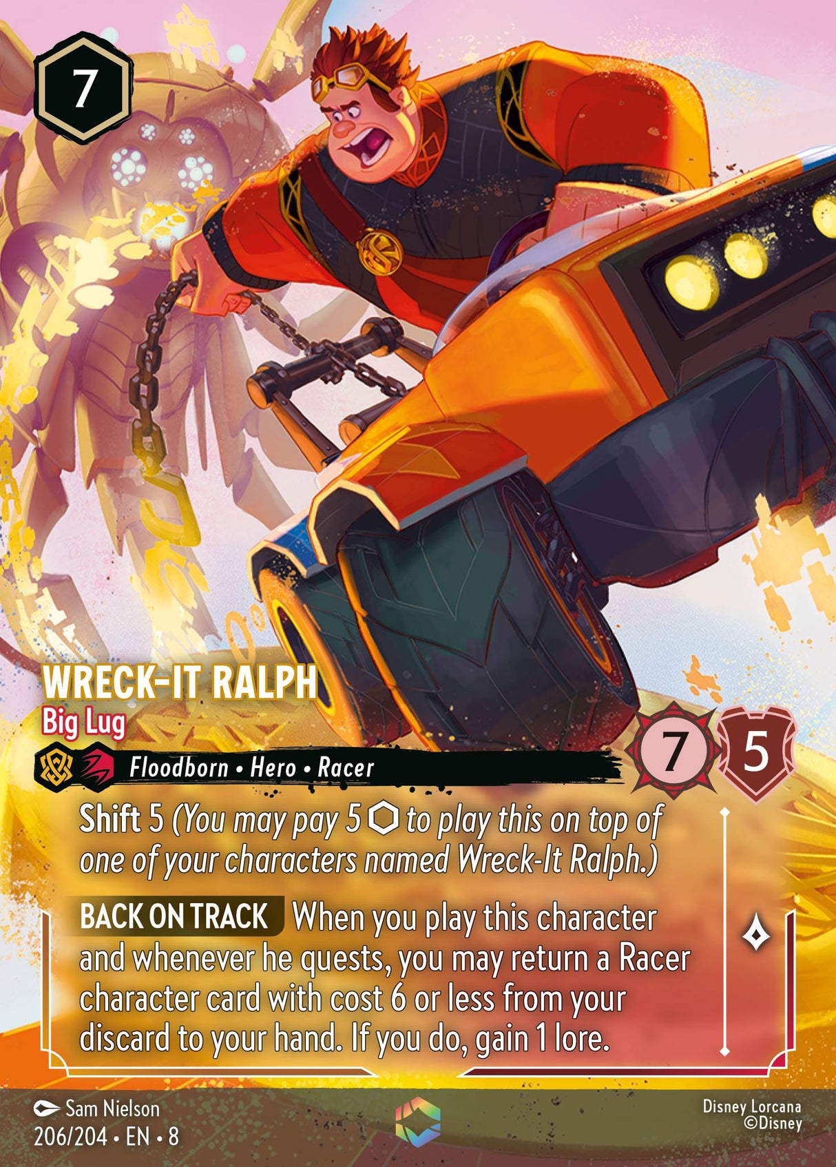 Wreck-It Ralph - Big Lug - [Foil, Enchanted] Reign of Jafar (8)