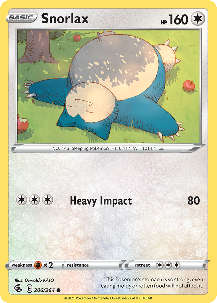 Snorlax (206/264) - Fusion Strike (FST)