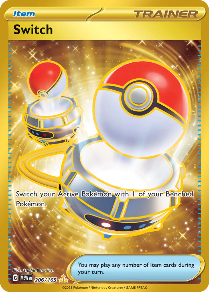 Switch (206/165) - [Holo Foil] SV3PT5: 151 (MEW)