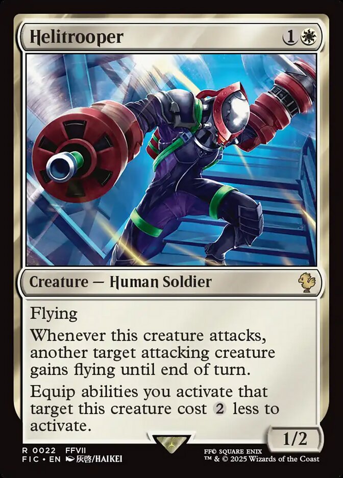 Helitrooper (22) - [Surge Foil] Final Fantasy Commander (FIC)