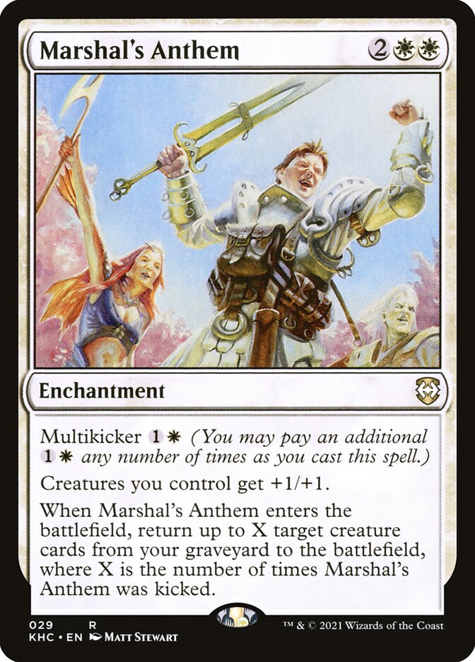 Marshal's Anthem (29) - Kaldheim Commander (KHC)