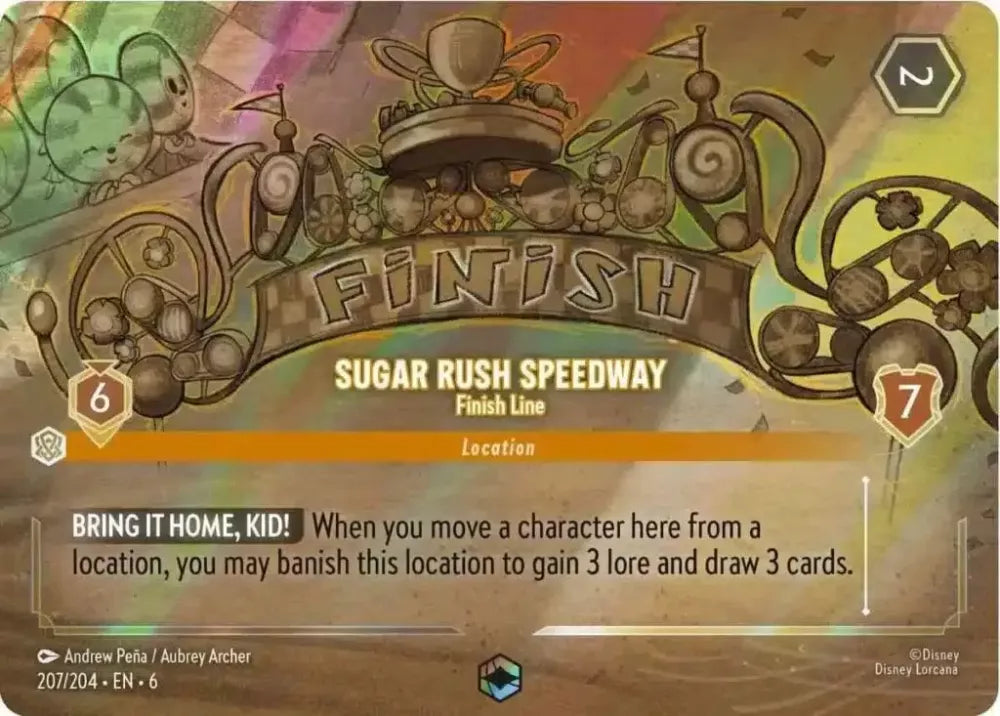 Sugar Rush Speedway - Finish Line - [Foil, Enchanted] Azurite Sea (6)