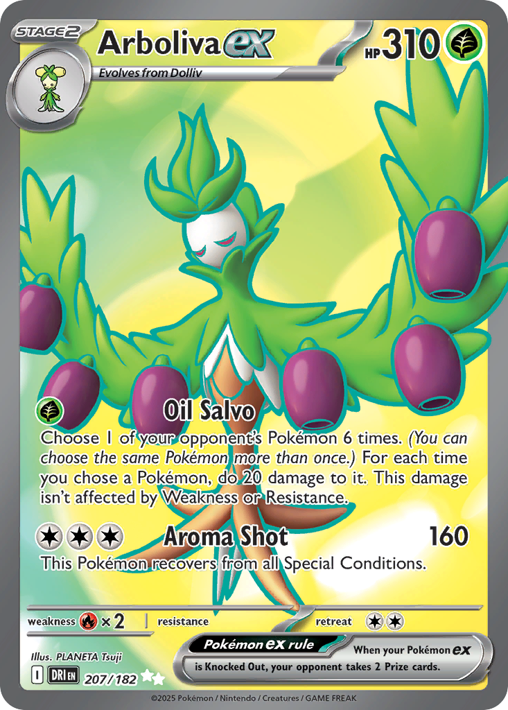 Arboliva ex (207/182) - [Full Art] Destined Rivals (DRI)