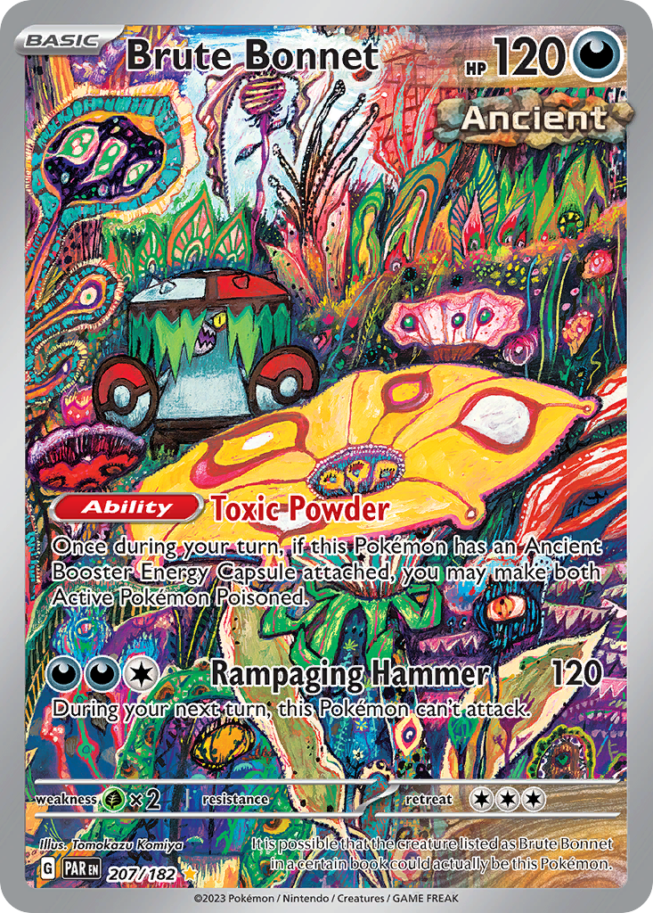 Brute Bonnet (207/182) - [Illustration Rare] Paradox Rift (PAR)