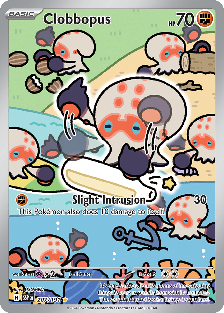 Clobbopus (207/191) - [Illustration Rare] Surging Sparks (SSP)