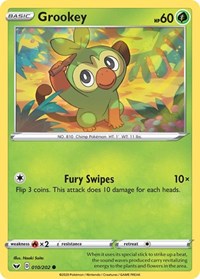 Grookey (10) - SWSH01: Sword & Shield Base Set (SWSH01)