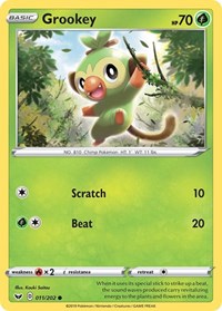 Grookey (11) - SWSH01: Sword & Shield Base Set (SWSH01)