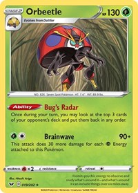 Orbeetle (19) - SWSH01: Sword & Shield Base Set (SWSH01)