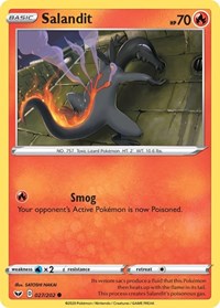 Salandit (27) - SWSH01: Sword & Shield Base Set (SWSH01)