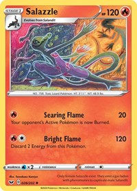 Salazzle (28) - SWSH01: Sword & Shield Base Set (SWSH01)