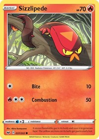 Sizzlipede (37) - SWSH01: Sword & Shield Base Set (SWSH01)