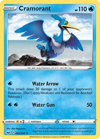 Cramorant (62) - SWSH01: Sword & Shield Base Set (SWSH01)
