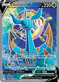 Dhelmise V Full Art (187) - SWSH01: Sword & Shield Base Set (SWSH01)