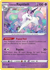 Galarian Rapidash (82) - SWSH01: Sword & Shield Base Set (SWSH01)