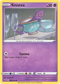 Sinistea (89) - SWSH01: Sword & Shield Base Set (SWSH01)