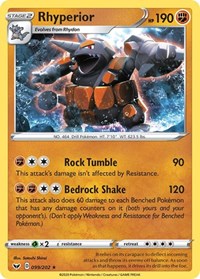 Rhyperior (99) - SWSH01: Sword & Shield Base Set (SWSH01)
