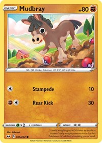 Mudbray (105) - SWSH01: Sword & Shield Base Set (SWSH01)
