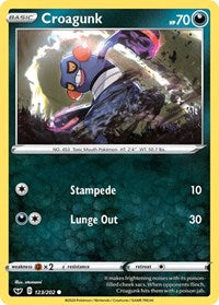 Croagunk (123) - SWSH01: Sword & Shield Base Set (SWSH01)