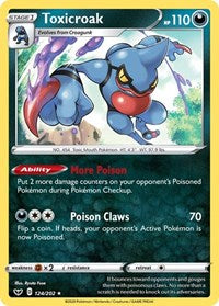 Toxicroak (124) - SWSH01: Sword & Shield Base Set (SWSH01)