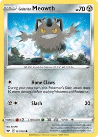 Galarian Meowth (127) - SWSH01: Sword & Shield Base Set (SWSH01)