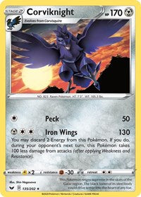 Corviknight (135) - SWSH01: Sword & Shield Base Set (SWSH01)