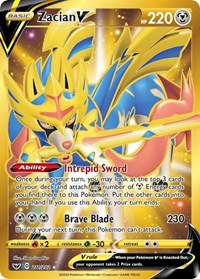 Zacian V Secret (211) - SWSH01: Sword & Shield Base Set (SWSH01)