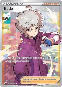 Bede Full Art (199) - SWSH01: Sword & Shield Base Set (SWSH01)