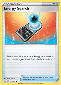 Energy Search (161) - SWSH01: Sword & Shield Base Set (SWSH01)