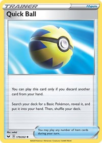 Quick Ball (179) - SWSH01: Sword & Shield Base Set (SWSH01)