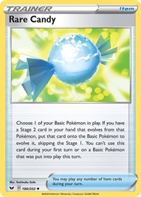 Rare Candy (180) - SWSH01: Sword & Shield Base Set (SWSH01)