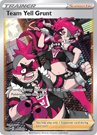 Team Yell Grunt Full Art (202) - SWSH01: Sword & Shield Base Set (SWSH01)