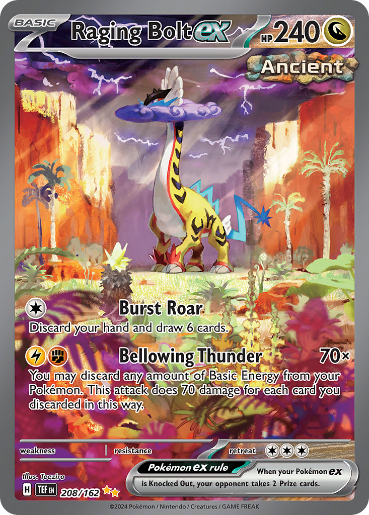 Raging Bolt ex (208/162) - [Special Illustration Rare] Temporal Forces (TEF)