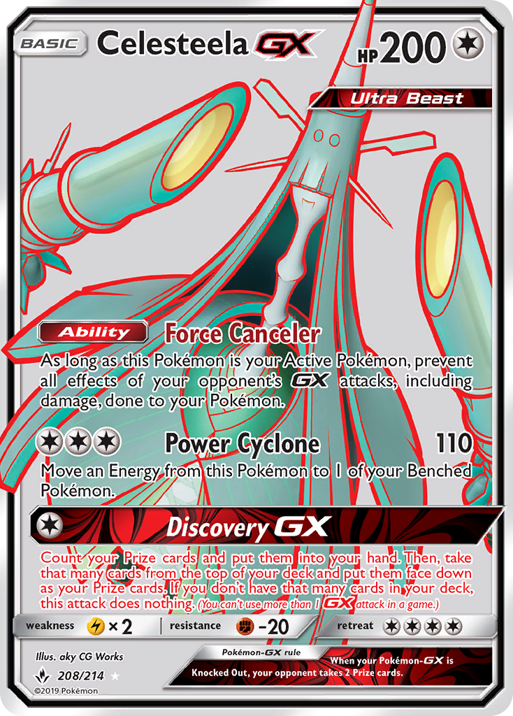 Celesteela-GX (208/214) - [Full Art] Unbroken Bonds (UNB)