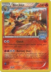 Blaziken - 14/111 (National Championships) (14) - League & Championship Cards (PR)