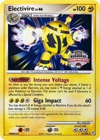Electivire - 3/130 (Regional Championships) (3) - League & Championship Cards (PR)
