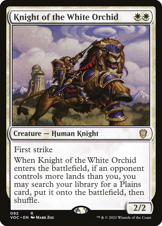 Knight of the White Orchid (92) - Crimson Vow Commander (VOC)