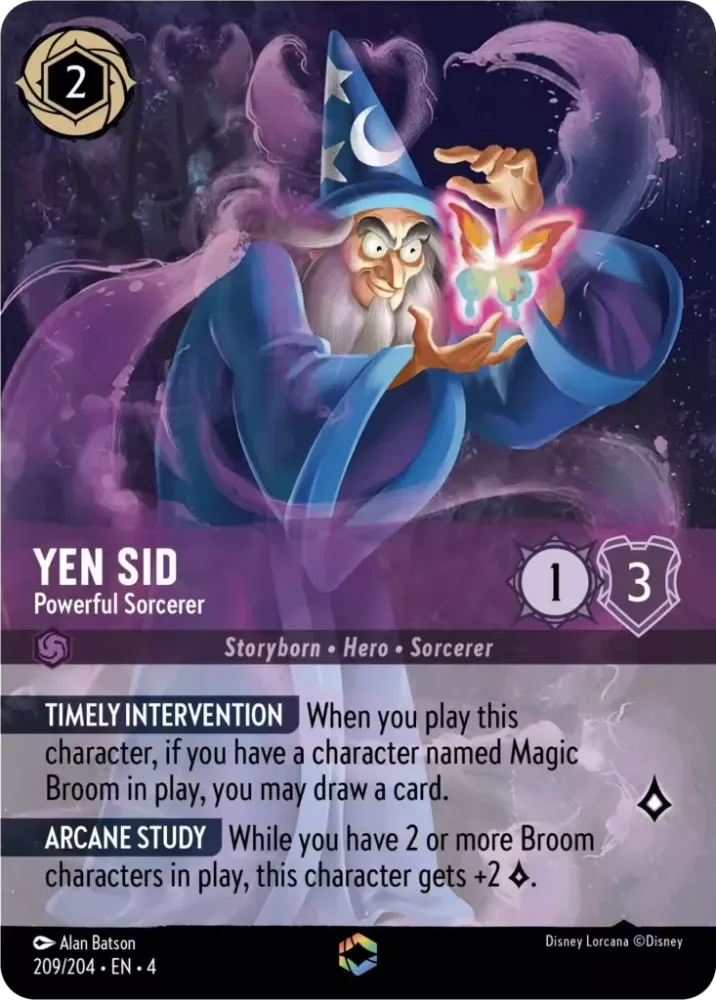 Yen Sid - Powerful Sorcerer - [Foil, Enchanted] Ursula's Return (4)