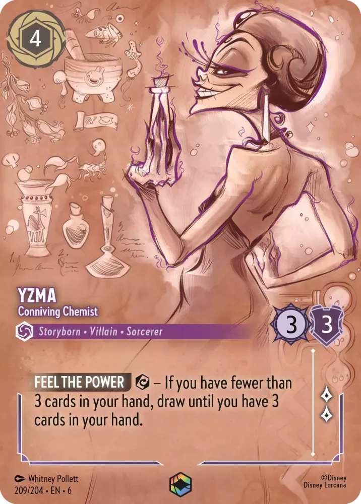 Yzma - Conniving Chemist - [Foil, Enchanted] Azurite Sea (6)