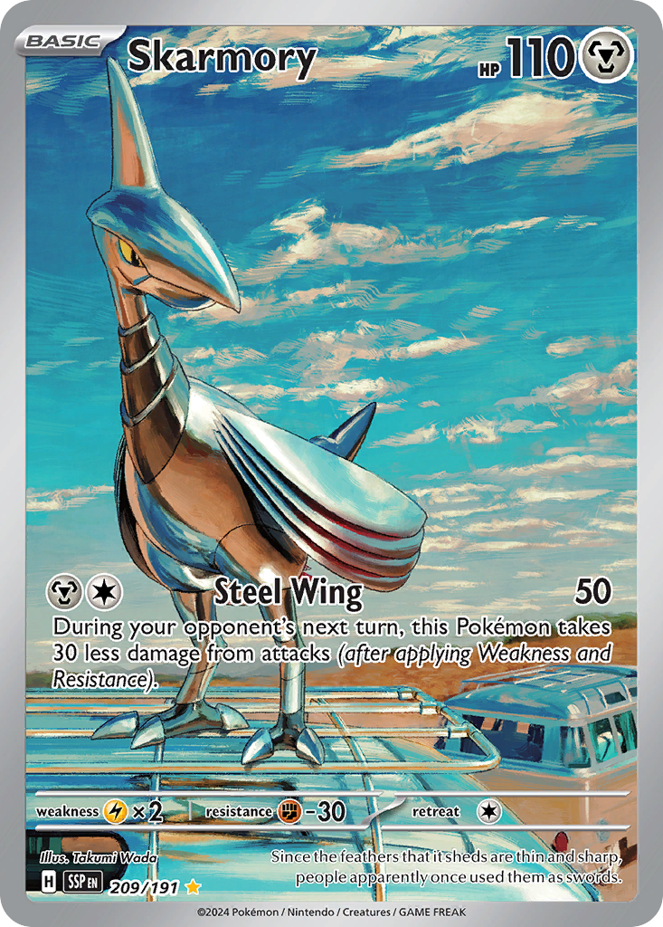 Skarmory (209/191) - [Illustration Rare] Surging Sparks (SSP)