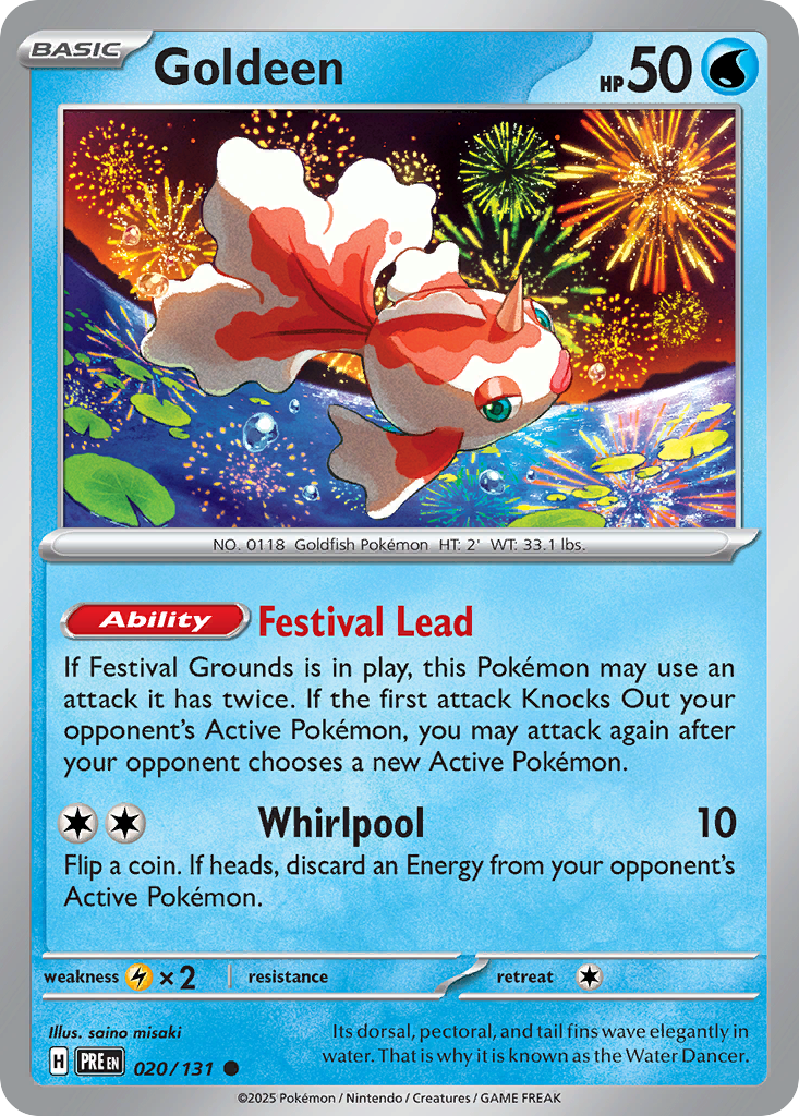 Goldeen (20/131) - Prismatic Evolutions (PRE)