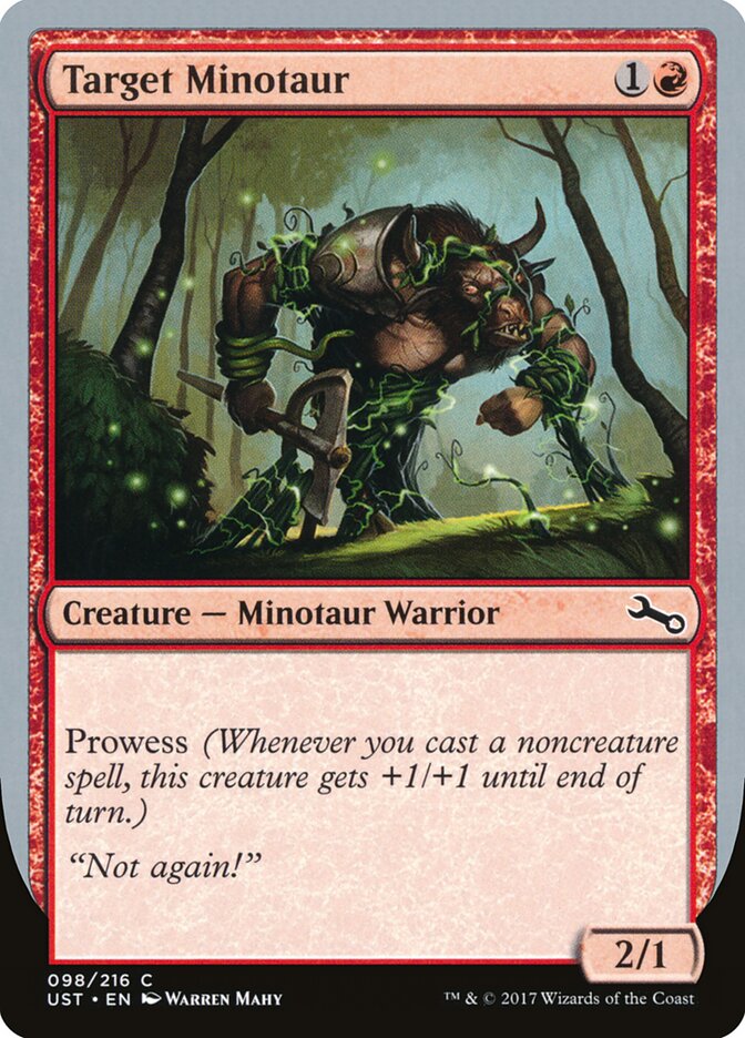 Target Minotaur (98d) - Unstable (UST)