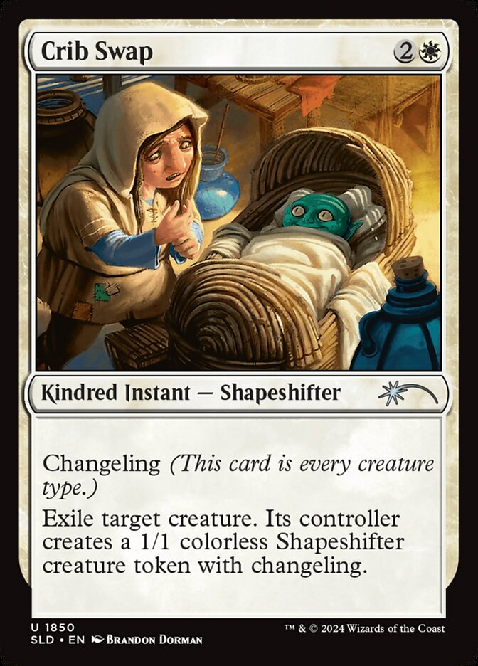 Crib Swap (1850) - Secret Lair Drop (SLD)