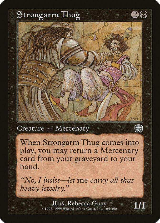 Strongarm Thug (165) - Mercadian Masques (MMQ)