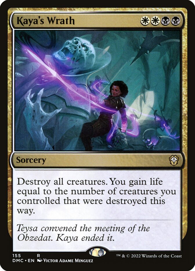 Kaya's Wrath (155) - Dominaria United Commander (DMC)