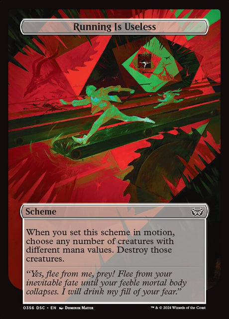 Running Is Useless (356) - Duskmourn: House of Horror Commander (DSC)