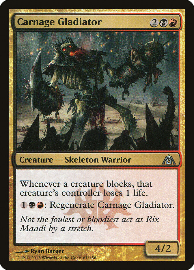 Carnage Gladiator (61) - Dragon's Maze (DGM)
