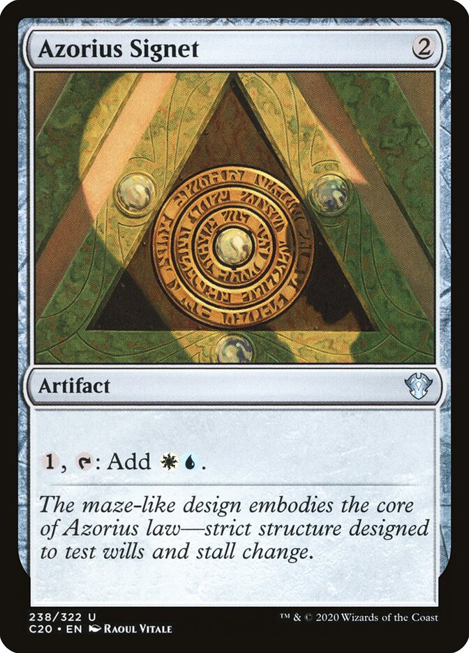 Azorius Signet (238) - Commander 2020 (C20)
