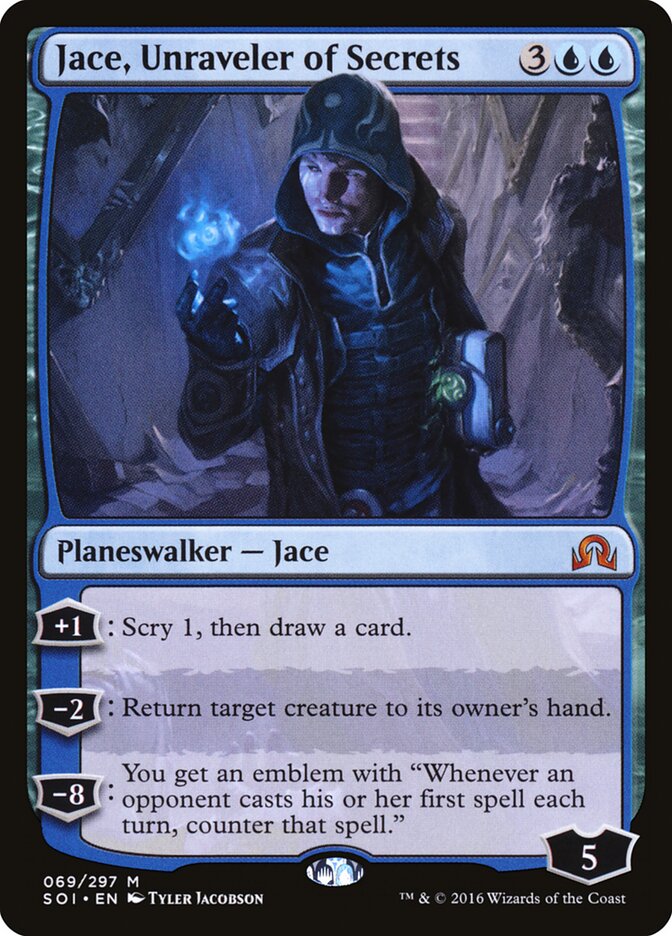 Jace, Unraveler of Secrets (69) - Shadows over Innistrad (SOI)